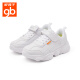 Goodbaby children's shoes, boys and girls, children's sports shoes, autumn new casual shoes, medium and large children's sports shoes 19FWLT009 white size 31/shoe inner length 200