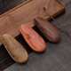 Walnut tea tea pick set solid wood teaspoon tea shovel Kung Fu tea set rosewood tea art tea spoon tea lotus Zijin tea set walnut