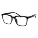 WEI QIAO Lunettes de lecture importées grand cadre grand cadre grand cadre pour hommes haut de gamme haute définition haute définition des verres à résine de cristal clair