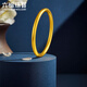 Liufu Jewelry Fuman Family Heirloom Gold Ancient Method Gold Bracelet Simple Plain Band Bracelet Single Price F41G0014DS 56mm-8.62g (including labor cost 707 yuan) Model B