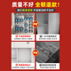 Bai Qian Free Installation Wardrobe Bedroom Storage Cabinet Sliding Door Wardrobe Simple Sliding Door Large Wardrobe Three Doors 1.8 Meter Main Cabinet + Top Cabinet + Side Cabinet