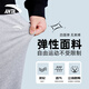ANTA sweatpants men's autumn and winter new loose straight men's breathable cotton trousers sweatpants youth casual pants men's gray gray regular straight - embroidered logo - zipper pocket M /170 (100-120Jin Jin is equal to 0.5 kg)