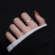 PWL999 solid silver ring women's ring niche design 2025 new trendy high-end fashion cold style index ring S999 silver ring ring