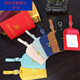 Yuanyoubang Antift Passeport Air Ticket Clip Pu Le cuir Sang Passeport Sac Passeport Clip de voyage Carte de portefeuille Clip Clip Passeport Clip Passeport Sac de rangement Passeport (Gris clair)