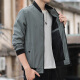 Nuevo uniforme de béisbol casual estadounidense para hombres en primavera y otoño, vestido, chaqueta piloto de color sólido, uniforme de motocicleta de otoño, K12109 Dark Green, XL Recomendación 125-140 Jin [Jin iguala 0.5 kg]