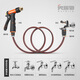 Orichi portable high-pressure car wash water gun household powerful floor washing pressurized water pipe H3 water gun + connector + 10m four-wire pipe