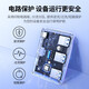 绿联（UGREEN）USB3.0分线器扩展坞高速4口拓展坞HUB集线器电脑一拖四带供电口 黑-USB3.0集线器type-c供电CM688 2米