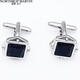 North Martin French shirt cufflinks men's shirt cuff cuff nails for boyfriend gift box Starry Sky Stone