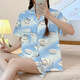 
Pajamas for women, three-piece set chiikawa summer short-sleeved loose casual and cute little eight-sleeved home clothes can be worn outside. KK14116 L [recommended 100-120 Jin [Jin equals 0.5 kg]]