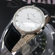 [SECUESTA 99 NUEVO] Blancpain Classic Series Men's Watch Automatic Mechanical Fashion Business Wors Formal Wear Swiss Luxury Watch 38mm-White Disc Silver Needle-6223-1127-55a