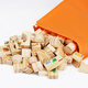 Sangetian (Sangty) Kinderbausteine ​​intellektuelle Puzzle -Form -Bausteine ​​zusammengebaut Spielzeug 100 Spielzeug für kleine Kinder, Jungen und Mädchen (2909) 100 Gemüse, Obst und Tiere Bausteine