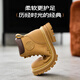 Platinumen Dahuang Boots Martin Boots Britische Frühlings- und Sommermodell für das westliche Frauen für Frauen für Lotterie-Motorrad-Dickdicke mit kurzer Stiefel Herrenpaar für Martin Boots Frauen [6-loche Brown] Einen Größe kleiner 38