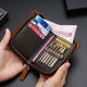 
Yingni Key Bag and Wallet Integrated Three-in-One 2024 Men's Real Leather Business Multifunction Zero Retro Cowhide New Korean Version Cowhide Cowhide Smart Black
