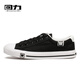 Huili canvas shoes 2019 spring men and women simple and versatile student casual shoes, fashionable breathable couples white shoes WXY-709 white 41