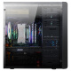 SAMA Miracle 3 black mid-tower computer mainframe supports ATX motherboard/front USB3.0/full black hardware/iron mesh dustproof/side see-through (directly from the manufacturer)