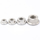 
Hethdigg JG-672 304 stainless steel flange nut Flange surface nut Anti-slip toothed screw cap DIN6923 M8 (150 pieces)