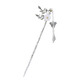 Su Shiliu's Dielian flower hairpin for women. Ancient style tassel step-shaking hairpin headdress. Chinese Valentine's Day birthday gift for girlfriend and wife. Dielian flower hairpin.