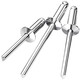 Tianzhuo Hardware pure 316 stainless steel round head open type blind rivets pull rivets all steel high strength anti-rust level 51 3*6 1000 pieces in a box 316