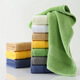 Full strength wide satin thickened imported and exported pure cotton towels custom logo solid color absorbent towels face towels high-end hotel towels can be customized yellow towels 160g (75*35)