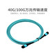 Huihong Times Faser-Optik-Jumper MPO-MPO/LC/FC8 CORE 12 CORE 24 CORE OM4 100 Gigabit Multimode 40G/100g/200g/400G Ein-minütiges Vier-optisches Modul Fasersprung MTP-Strahl optisch-Kabel MPO-MPO8 Core (OM3) 1 Meter