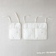 Ins Feng Crib Xingyue Pure White Storage Hanging Bag Cart Bag Diaper Diaper Bottle Baby Toy Storage Bag Bear Hanging Bag Large Size