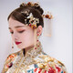 嘉宴秀禾服头饰中式新娘禾简单大气新款古装结婚饰品 X-T08 X-T08