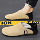 CHANGXIANG HUILI CANVAS PARA Men's Shoes para el verano Casual Breathable Lazy Pease Pedal Old Beijing tela zapatos de tela para hombres no doodou doodou de tierras de moda Black 41 estándar Código deportivo
