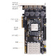 
ALINX Black Gold FPGA Development Board xilinx Kintex7 k7 7325 Industrial Control 4K Video Image Processing PCIE Optical Fiber Communication Data Acquisition and Transmission XC7K325T AV7K325 AN9767 DA Package