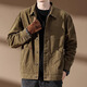 
JASONWOOD high-end brand pure cotton jacket men's spring and autumn style workwear middle-aged men's hunting top autumn coat men's large size Mocha brown spring and autumn style [spot speed] 4XL [recommended 200-220 Jin [Jin equals 0.5 kg]]