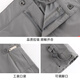 
Camel work pants for men and women autumn waterproof casual pants for outdoor hiking sports pants plus velvet woven charge trousers Y14CAY6625, Xinghe Gray, men [single layer] M