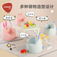 lamami children's sofa baby baby cartoon high elastic sponge leather girl princess seat learning chair lamomi701 cocoa meow Plus (3~12 years old) sponge 51cm