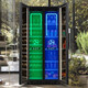 BAIKAILUN variable frequency wine cabinet dual temperature constant temperature red cabinet home living room ice bar office tea refrigerator double door office thin zero embedded bench embedded freezer embedded glass refrigerator mirror dual temperature ice bar + ice bar 800L thin section