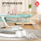 ULOP (ULOP) Schaukelstuhl Baby Schaukelstuhl Schlafen und überreden Babyartifakt Baby Elektro-Schaukelstuhl Neugeborene Geschenkbox Babyversorgungen Baby Cradle Schaukelbett Puppe Schaukelstuhl-Morgen-Nebel Grün Green