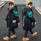 In der Winterkleidung von Disney Boys 'Cotton Jacket mit mittlerer Winterkleidung von mittelgroßen Winter in der Baumwolljacke mit mittlerem, mittelgroßen Kindern und samtmodische Baumwolljacke rot 679 plus Samt verdickte 120 (en).