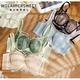MOLAIMERSWEET underwear women's small breast push-up sexy medium thin cup bra without steel ring side breast lace bra green suit 75B