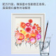 阳光天使水彩笔 儿童可水洗无毒水溶画笔可洗墨水粗杆大容量锥型笔头幼儿园宝宝小学生水彩笔套装 878-24色手提盒装