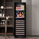 Vinocave wine cabinet constant temperature wine cabinet moisturizing compressor home living room fresh wine refrigerated storage display cabinet beverage frost ice bar ultra-thin model JC-268B (foreign wine rack model) - 254L wine cabinet