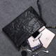 Losbury Herrenhandtasche Neue Mode echte Lederumschlagstasche für Männer Business Casual Clutch Bag für Männer weich