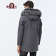 Beast King Park Superando hombres Haining Fur Coat Fox For Collar de piel Menora Rabbit Fur Inner Liner Inner Autumn and Winter Medium Longitud más terciopelo.