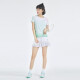 kawasaki Kawasaki badminton suit blue and white porcelain suit summer sports quick-drying short-sleeved T-shirt A2807 women's green M