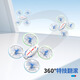 Runhu intelligente Fernbedienungssteuerung Quadcopter Beleuchtung Drohne mit festem hohen Schäden-Kinder-Kinder-Spielzeug-Fernbedienung Flugzeug Flugzeug Mittelschüler Geschenk Weiß Fixed-Green-Fine Color Box Single Electric Version [ca. 10 Minuten] Kostenlose Ersatzteile