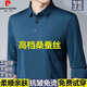 Pier Cardin Brand Mulberry Silk T-shirt à manches longues pour hommes à manches longues pour hommes et à l'automne Couleur solide Polo Base Business Casual Top * 2295-Brewer 17088A Recommandé 115-135jin [Jin est égal à 0,5 kg]