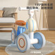 McGonzi Children's Balance Car 1-3 Years Old Baby Walker 2-6 Years Old Boy and Girls Sliding Car No-Pedestrian Scooter Lighting Music Model [Princess Pink] 2-4-6 Years Old Children's Day Gift
