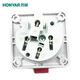 HONYAR WASGERFORTE INDUSTRIAL-STECKER 4 Kern vier Löcher 16A32A63A Aviation Stecker Buchse IP44 Ausrüstung Netzteil / männliches und weibliches Kopf-Plug-In Offene und verdeckte / hohe Leistung 16A4 Loch versteckte gerade Körpersitz Hy1390