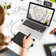 Tablette numérique Wacom CTL472 Carte de peinture informatique dessinée à la main Carte de peinture en ligne Carte de dessin à la main Bamboo Electronic Drawing Board CTL-672 [Package de luxe]