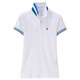 佐丹奴（Giordano） T恤 佐丹奴Giordano女装Polo青蛙刺绣运动Polo05317700 17标志白色 中码(160/80A)