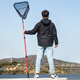 Zhenyou (Grsaed) fishing net set, one-piece triangle copy net, fishing net bag, large object copy net head pole, foldable and telescopic 3.0 meters