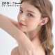 Zhenggang (Zgo) Bracelet Hello Kitty pour filles Sterling Silver S925 Sanrio Exquis Bracelet pour le cadeau de remise des diplômes pour la meilleure amie de la meilleure amie 6029 Katie Cat-Sakura [Katie Cat Boad Box]