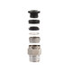 Finiteco NMT-0007 PC trachea threaded straight connector pneumatic connector mini quick-plug connector white boutique PC16-02