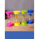 Sudu Sandglass Timer Funnel Children's Anti-fall Creative Multi-minute Time Quicksand Bottle Ornament Desktop Timing Gift 30 Minutes [Green Cover Green Sand]